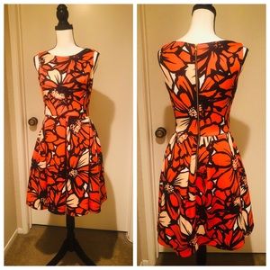 Taylor Dress - Floral, Fit and Flare.